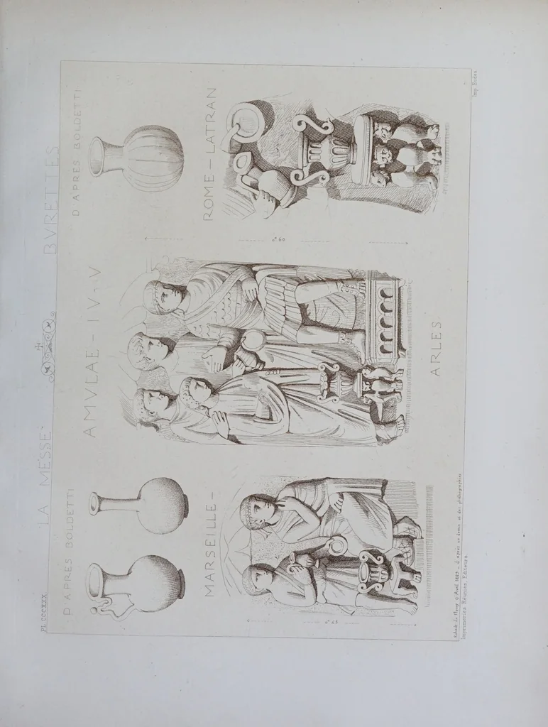 An illustration from La messe : études archéologiques sur ses monuments, 1883, leaf 363