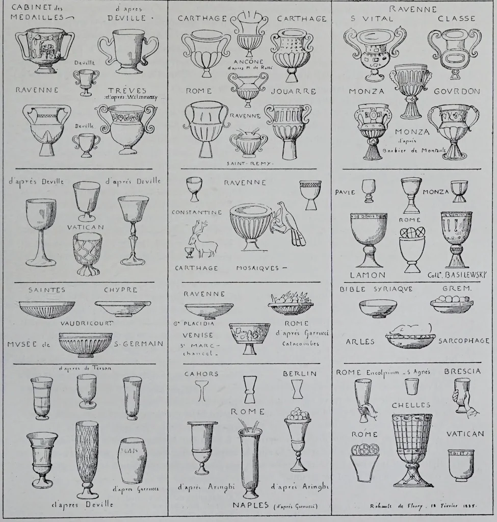 An illustration from La messe : études archéologiques sur ses monuments, 1883, leaf 63