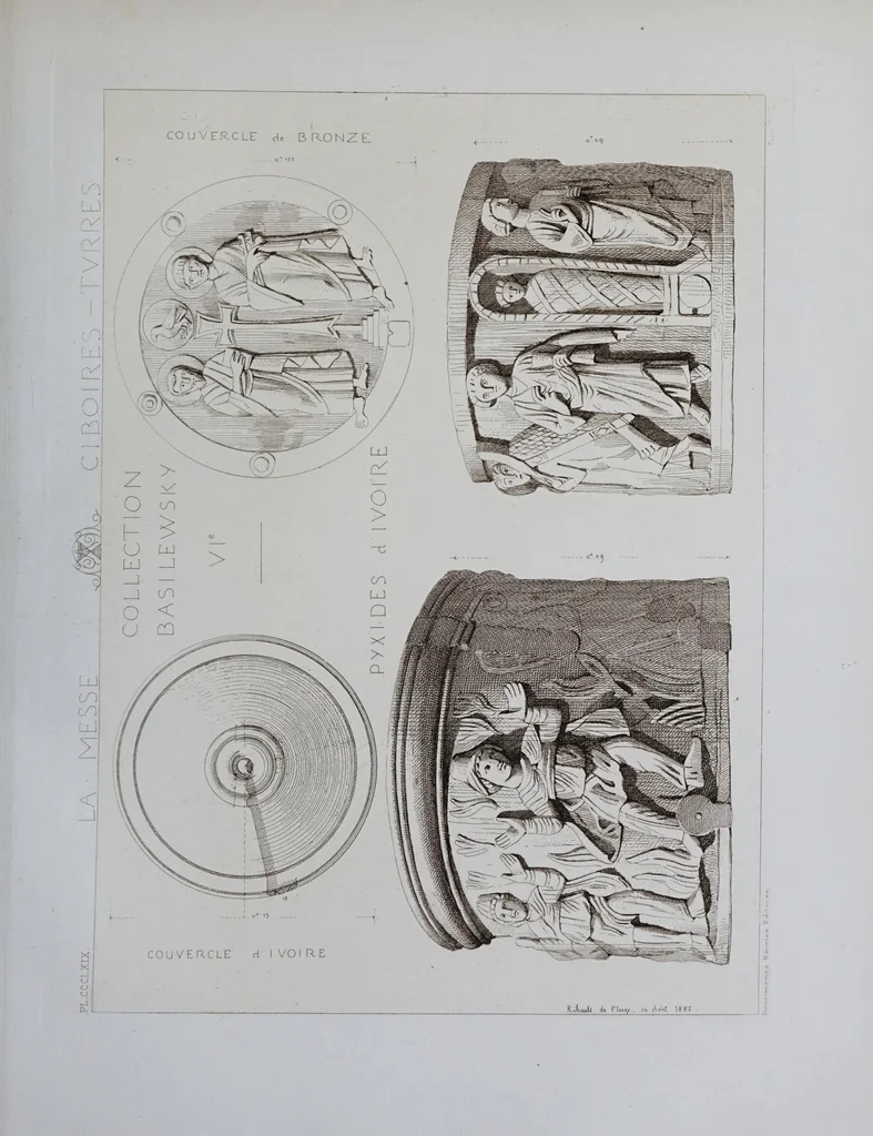 An illustration from La messe : études archéologiques sur ses monuments, 1883, leaf 275
