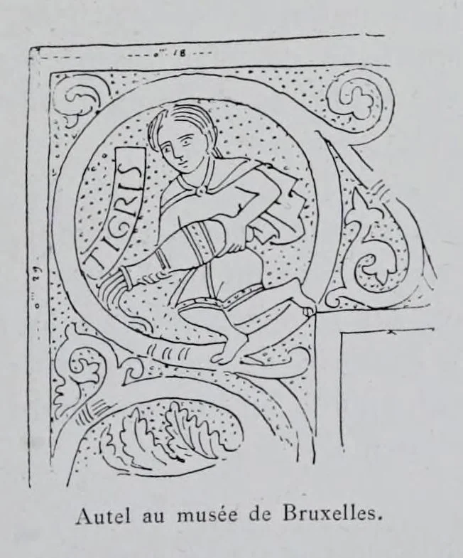 An illustration from La messe : études archéologiques sur ses monuments, 1883, leaf 51