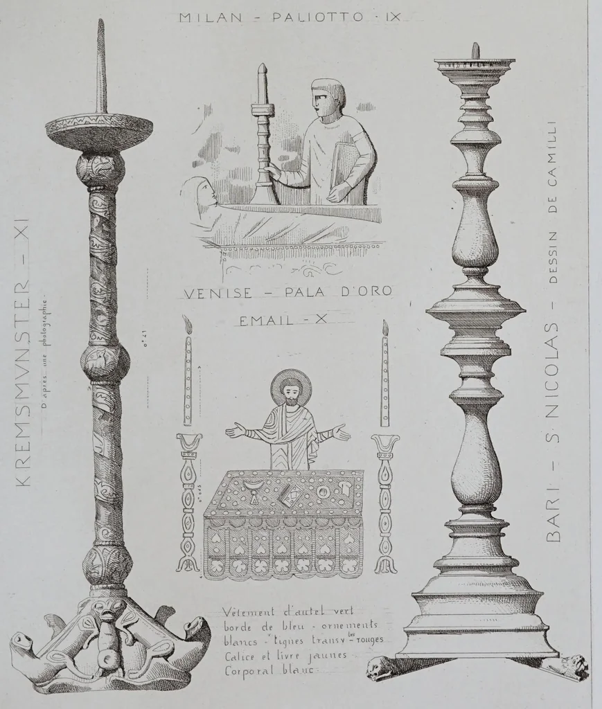 An illustration from La messe : études archéologiques sur ses monuments, 1883, leaf 265