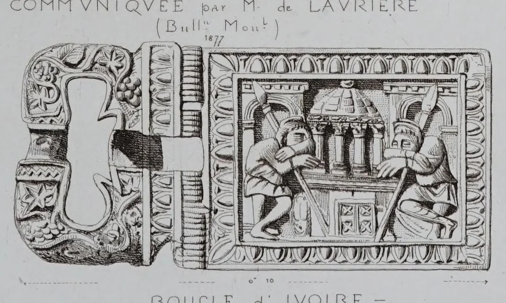 An illustration from La messe : études archéologiques sur ses monuments, 1883, leaf 217