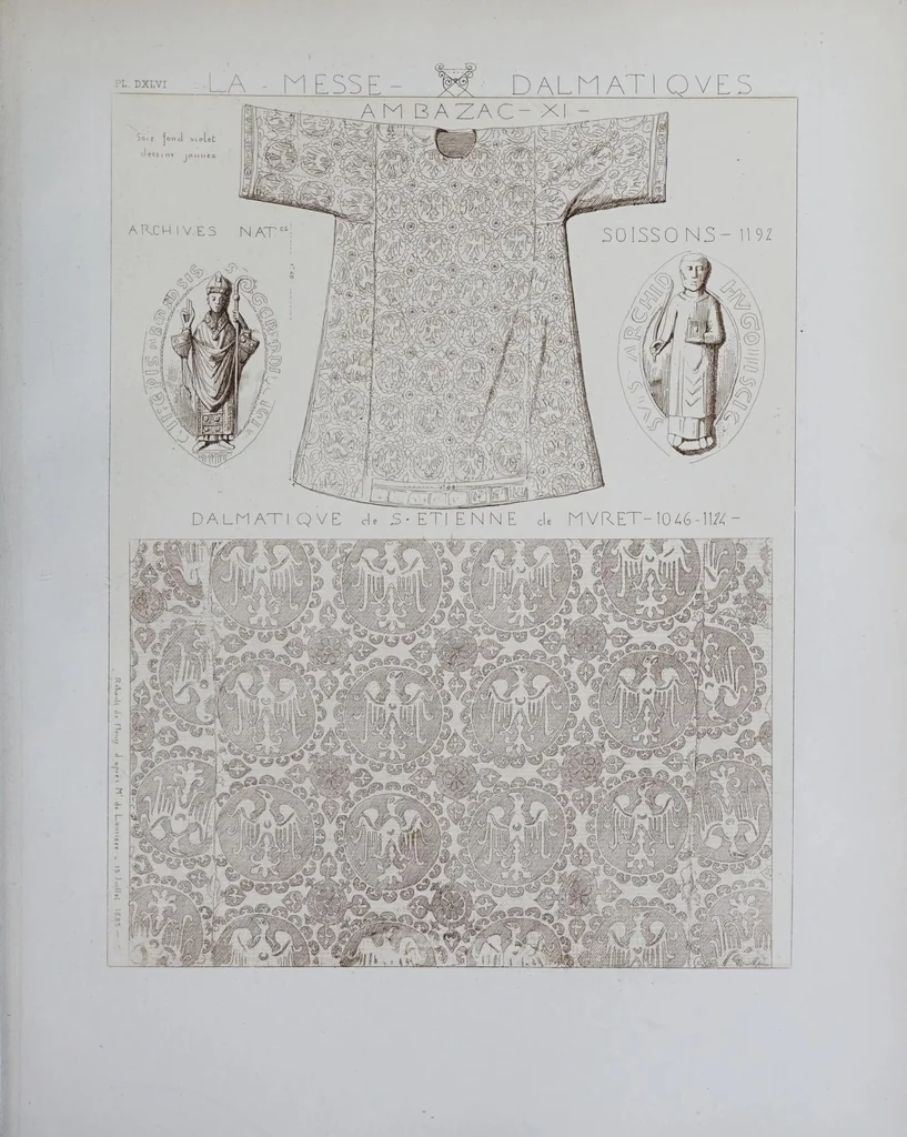 An illustration from La messe : études archéologiques sur ses monuments, 1883, leaf 267