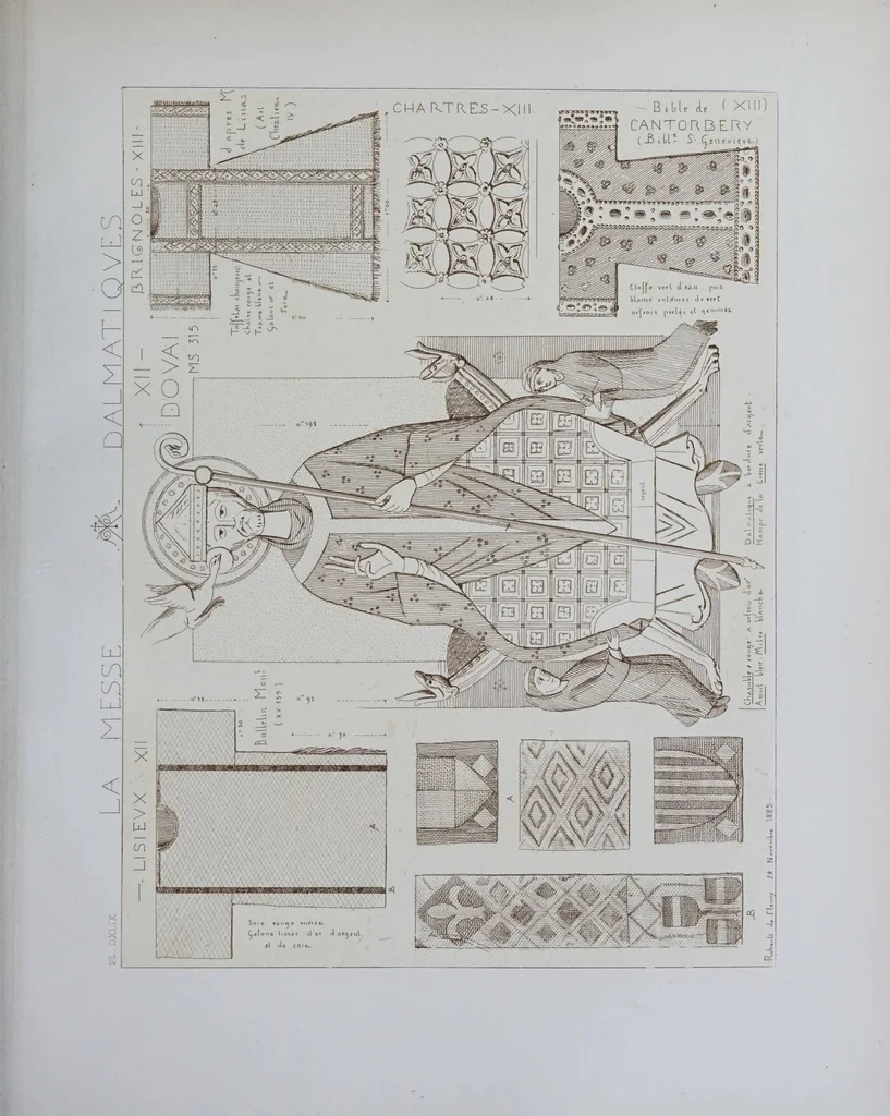 An illustration from La messe : études archéologiques sur ses monuments, 1883, leaf 273