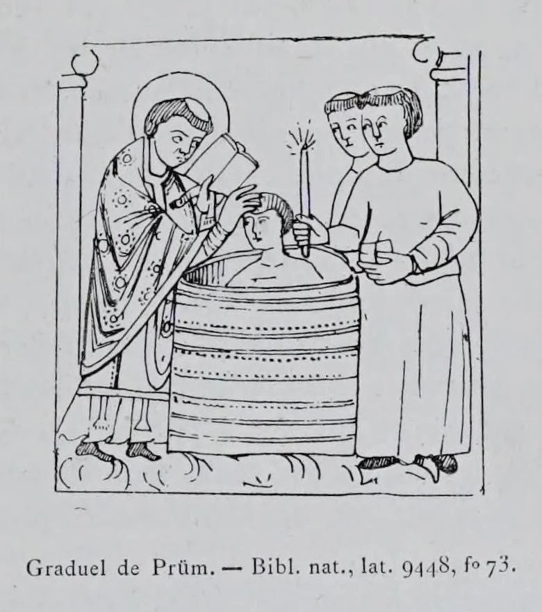 An illustration from La messe : études archéologiques sur ses monuments, 1883, leaf 29