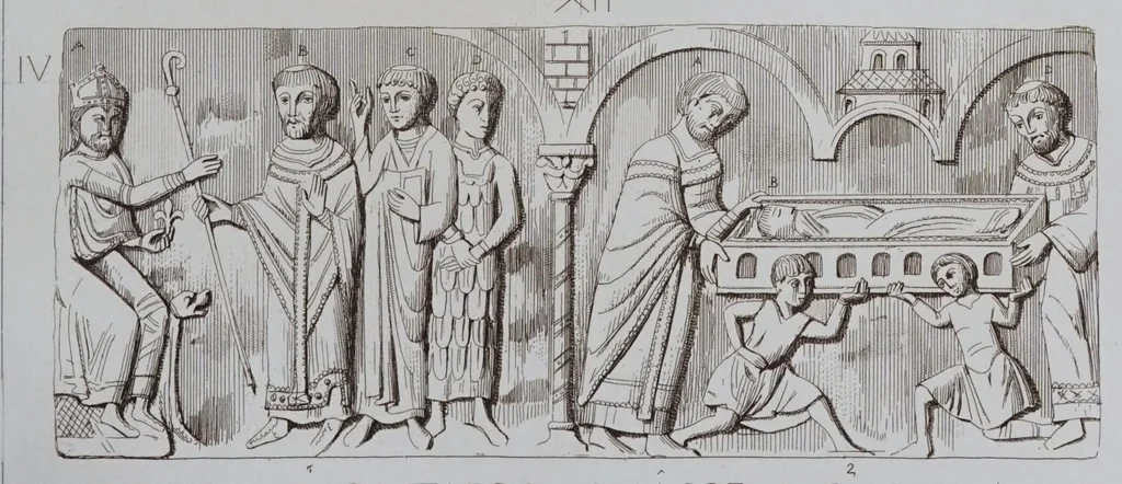 An illustration from La messe : études archéologiques sur ses monuments, 1883, leaf 363
