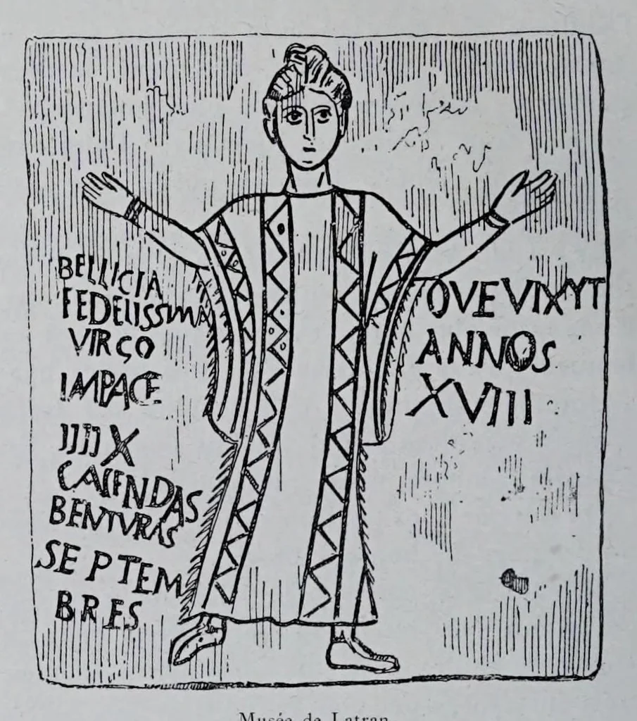 An illustration from La messe : études archéologiques sur ses monuments, 1883, leaf 86