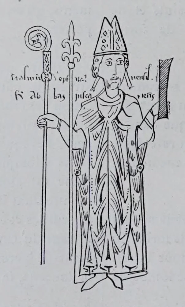 An illustration from La messe : études archéologiques sur ses monuments, 1883, leaf 122