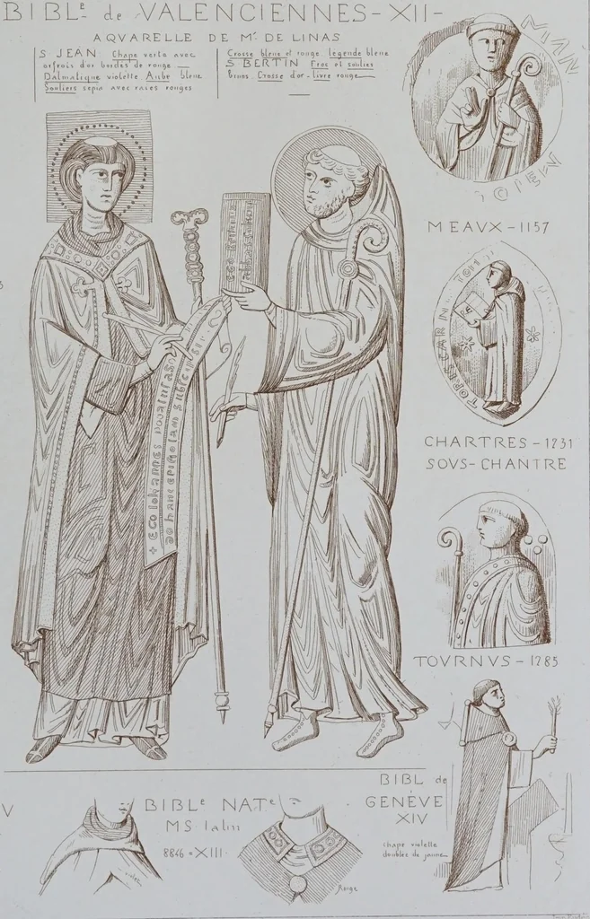 An illustration from La messe : études archéologiques sur ses monuments, 1883, leaf 281