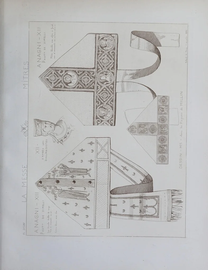 An illustration from La messe : études archéologiques sur ses monuments, 1883, leaf 365