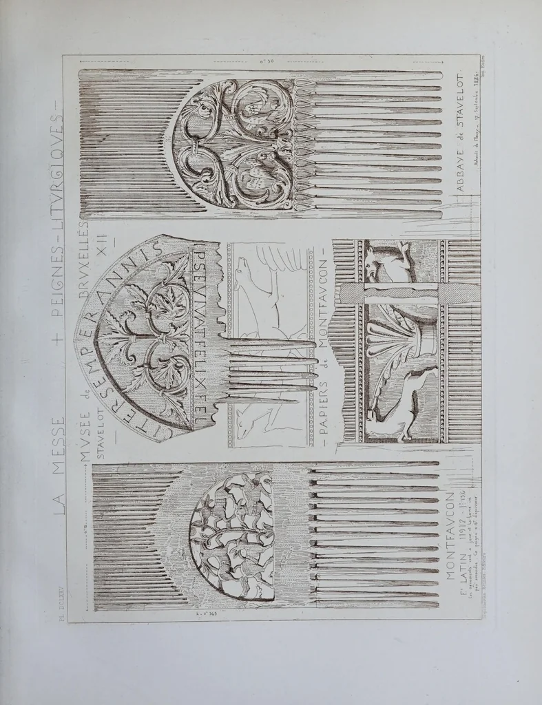 An illustration from La messe : études archéologiques sur ses monuments, 1883, leaf 385