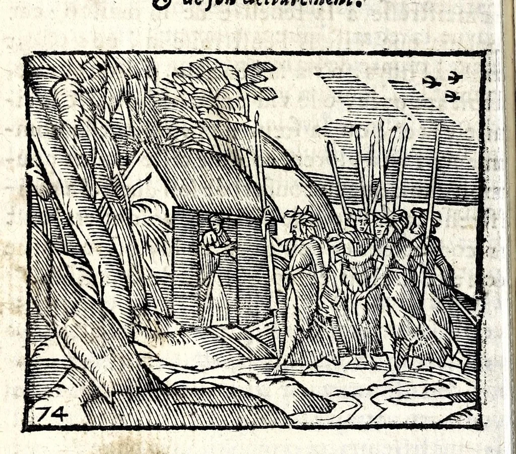 An illustration from La Metamorphose d'Ouide : contenant l'Olympe des histoires poëtiques : traduits de latin en françois, 1608, leaf 260