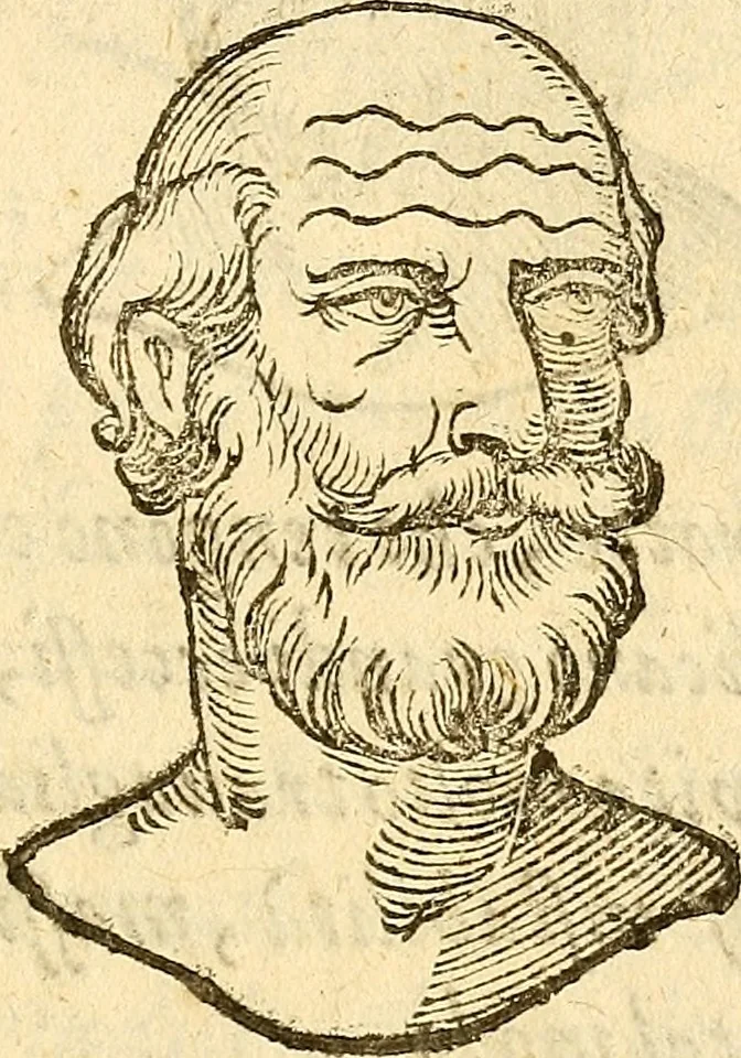 An illustration from La metoposcopia, ouero, Commensuratione delle linee della fronte, 1629, leaf 32