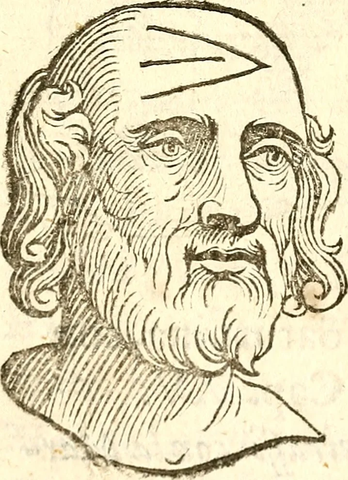 An illustration from La metoposcopia, ouero, Commensuratione delle linee della fronte, 1629, leaf 83