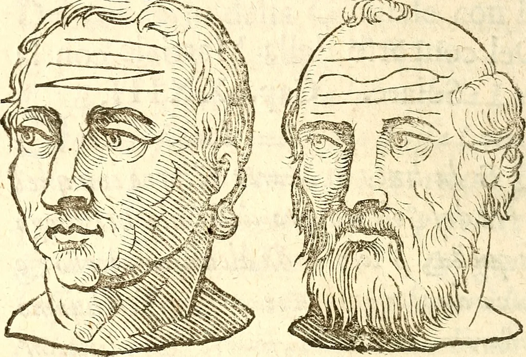 An illustration from La metoposcopia, ouero, Commensuratione delle linee della fronte, 1629, leaf 93