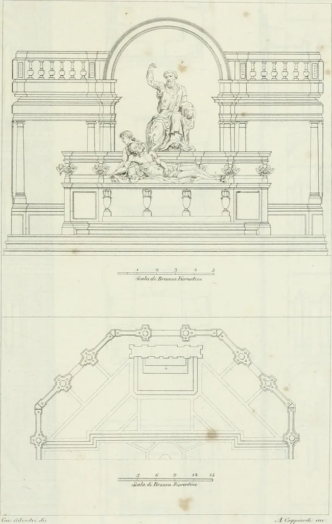 An illustration from La Metropolitana fiorentina illustrata, 1820, leaf 116