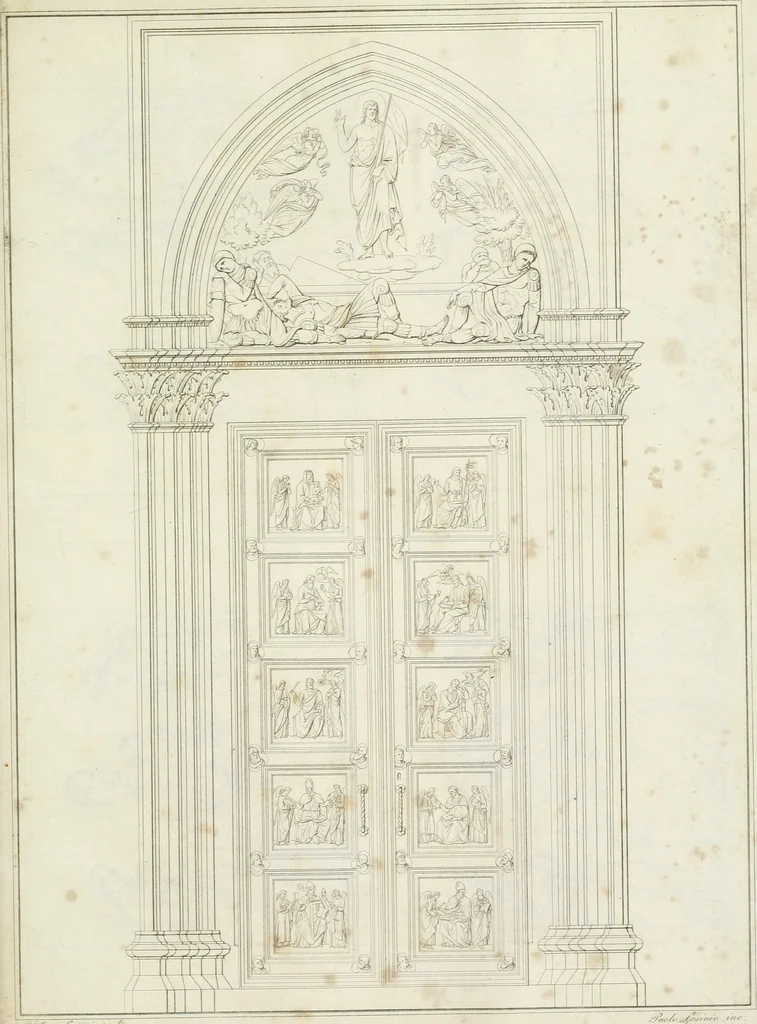 An illustration from La Metropolitana fiorentina illustrata, 1820, leaf 150