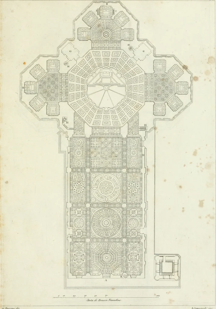 An illustration from La Metropolitana fiorentina illustrata, 1820, leaf 88