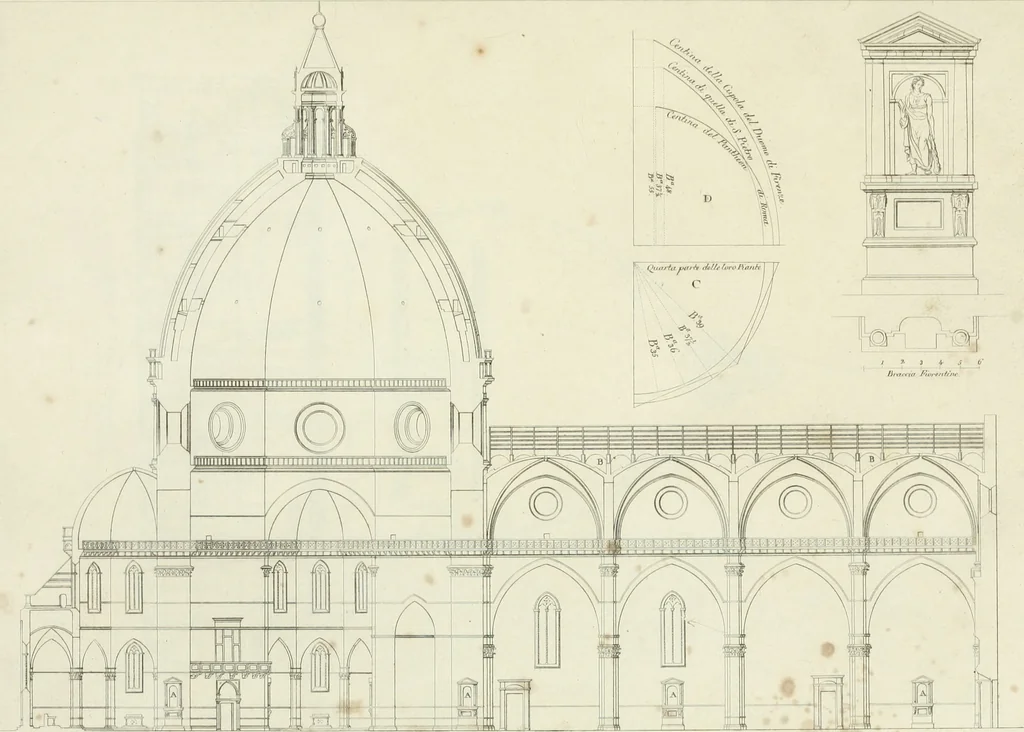 An illustration from La Metropolitana fiorentina illustrata, 1820, leaf 92