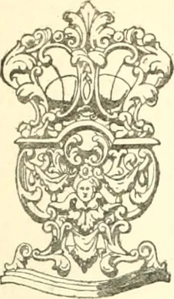 An illustration from L'ameublement français au grand siècle, 1913, leaf 104