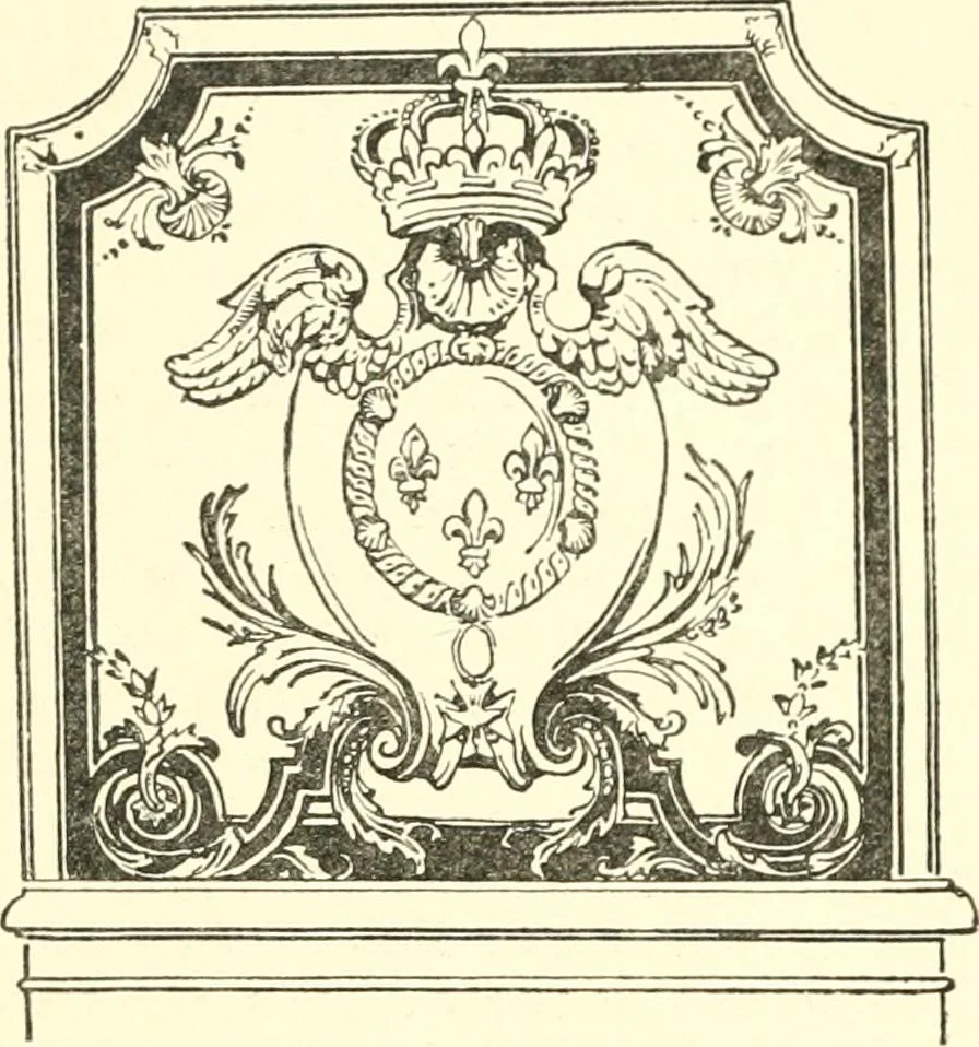 An illustration from L'ameublement français au grand siècle, 1913, leaf 118