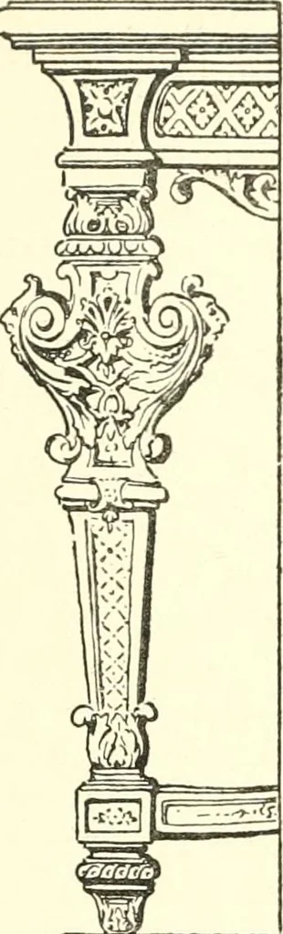 An illustration from L'ameublement français au grand siècle, 1913, leaf 120