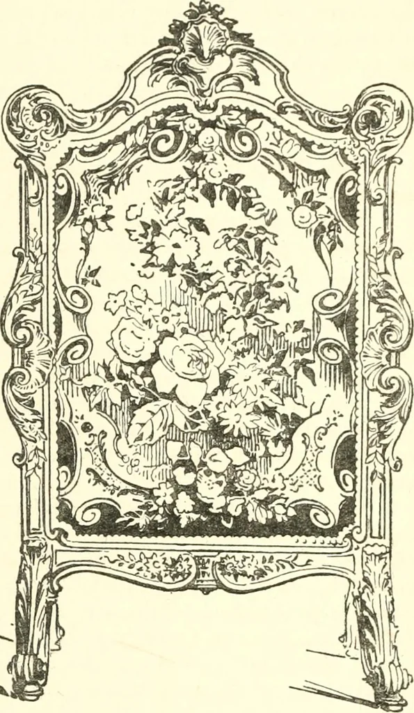 An illustration from L'ameublement français au grand siècle, 1913, leaf 18