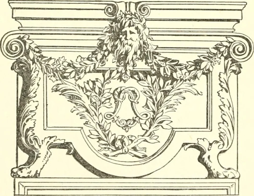 An illustration from L'ameublement français au grand siècle, 1913, leaf 42