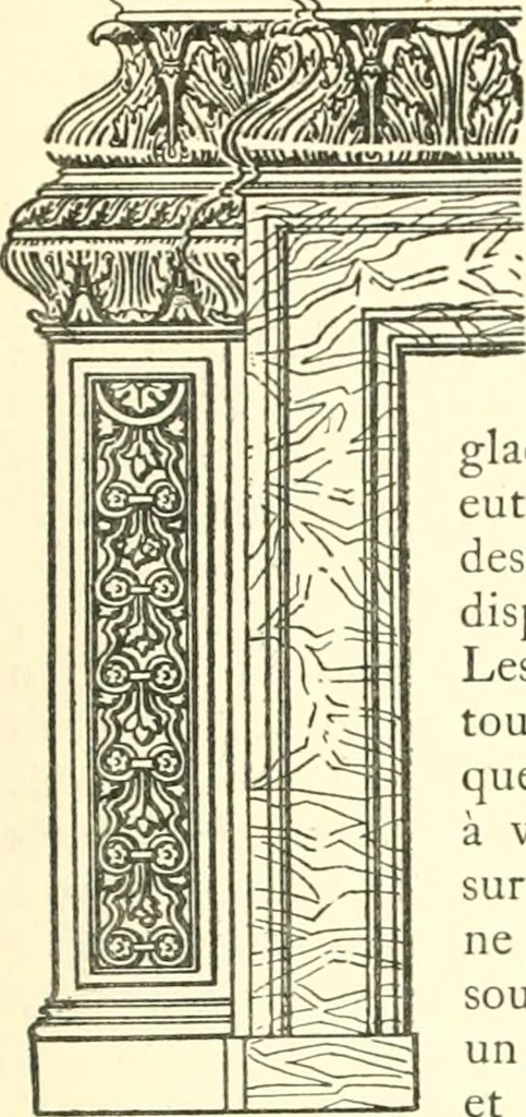 An illustration from L'ameublement français au grand siècle, 1913, leaf 66