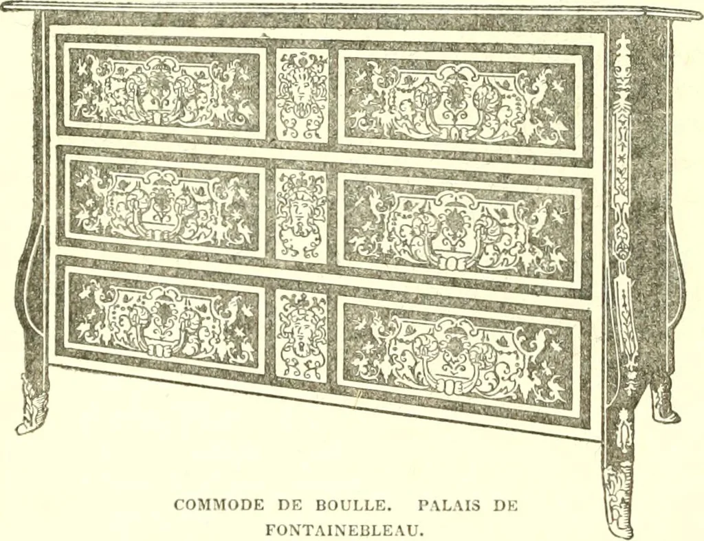An illustration from L'ameublement français au grand siècle, 1913, leaf 81
