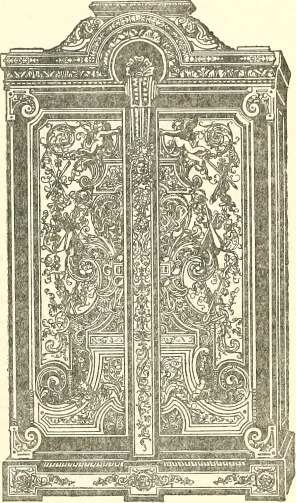 An illustration from L'ameublement français au grand siècle, 1913, leaf 82