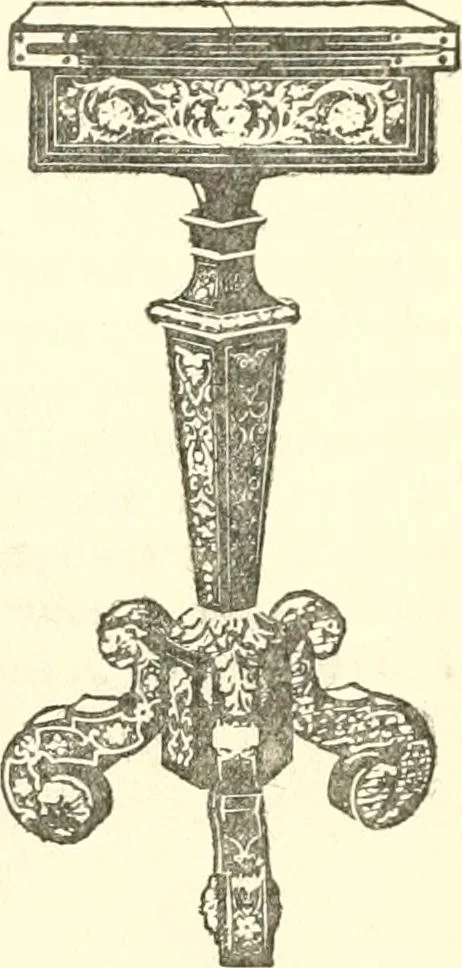 An illustration from L'ameublement français au grand siècle, 1913, leaf 86