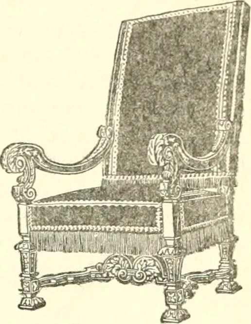 An illustration from L'ameublement français au grand siècle, 1913, leaf 90