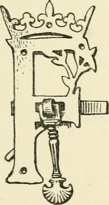 An illustration from L'ameublement français sous la renaissance, 1913, leaf 110