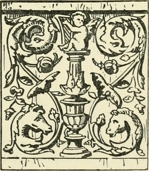 An illustration from L'ameublement français sous la renaissance, 1913, leaf 24