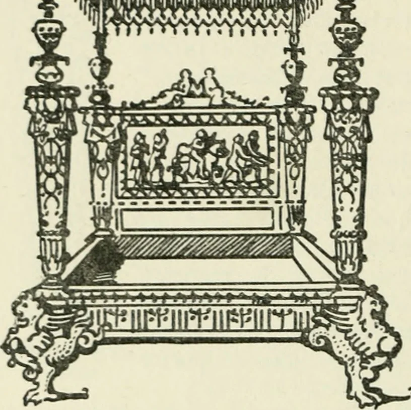 An illustration from L'ameublement français sous la renaissance, 1913, leaf 37