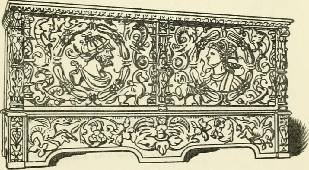 An illustration from L'ameublement français sous la renaissance, 1913, leaf 60