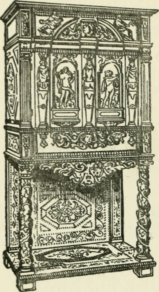 An illustration from L'ameublement français sous la renaissance, 1913, leaf 63
