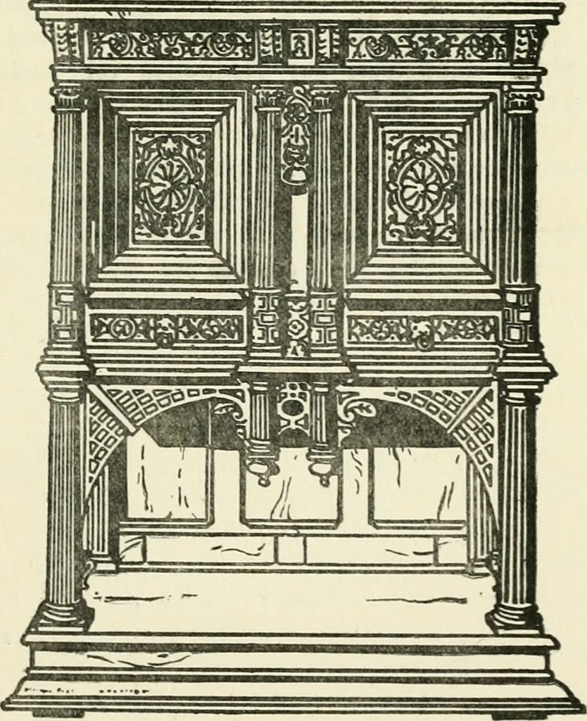 An illustration from L'ameublement français sous la renaissance, 1913, leaf 64