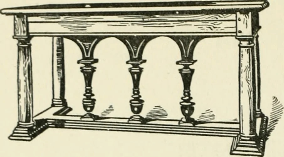 An illustration from L'ameublement français sous la renaissance, 1913, leaf 67