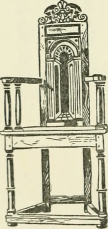 An illustration from L'ameublement français sous la renaissance, 1913, leaf 71