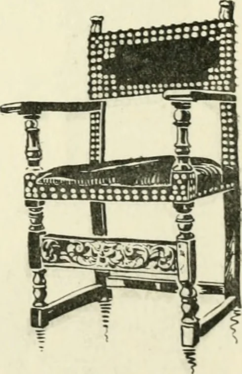 An illustration from L'ameublement français sous la renaissance, 1913, leaf 72