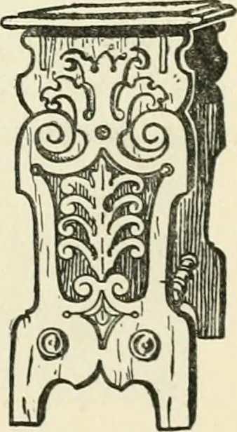 An illustration from L'ameublement français sous la renaissance, 1913, leaf 74