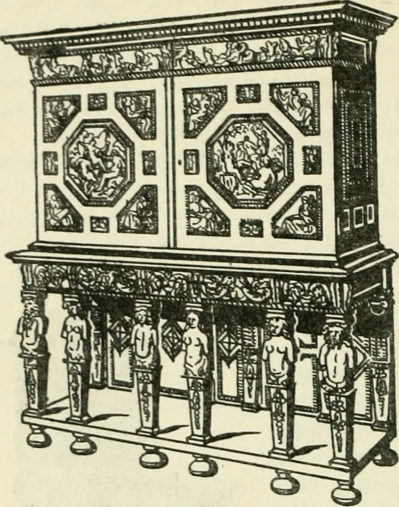 An illustration from L'ameublement français sous la renaissance, 1913, leaf 89