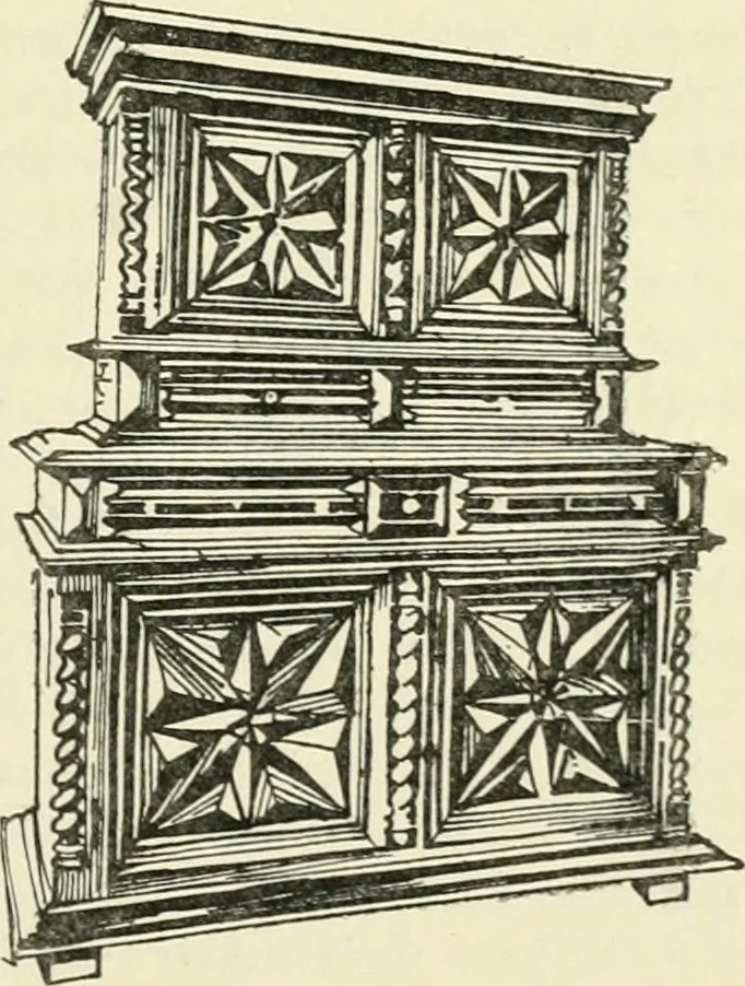 An illustration from L'ameublement français sous la renaissance, 1913, leaf 90