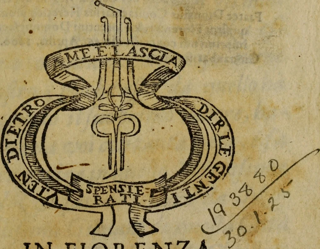 An illustration from L'amicizia costante : tragicomedia pastorale, 1600, leaf 4