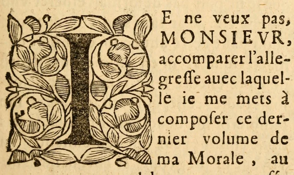 An illustration from La morale chrestienne à Monsieur de Villarnoul, 1652, leaf 7