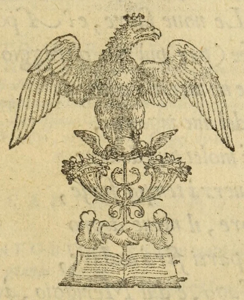 An illustration from L'amore di Trolio et Griseida, ove, Si tratta in bvona parte la Gverra de Troia, 1553, leaf 9