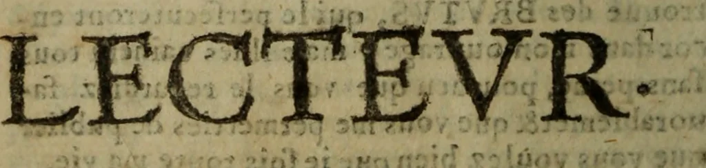 An illustration from La Mort de Caesar : tragédie, 1652, leaf 11