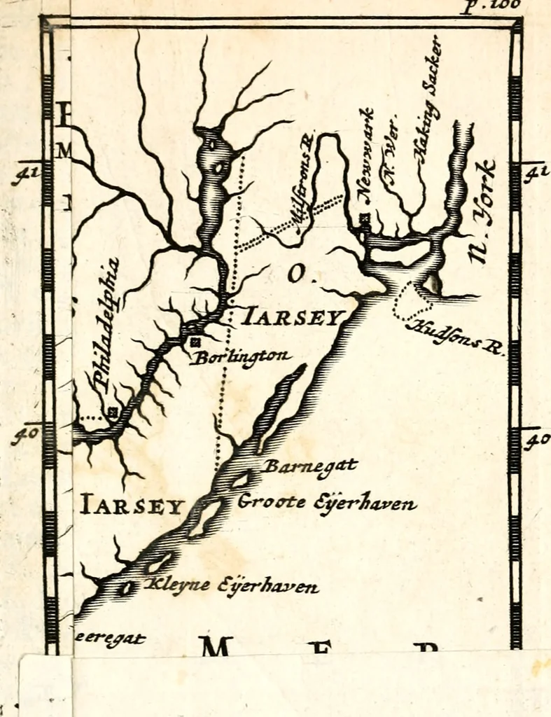 An illustration from L'Amérique angloise, ou Description des isles et terres du roi d'Angleterre, dans l'Amérique, 1688, leaf 136